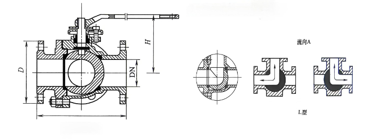 High-pressure floating ball valve